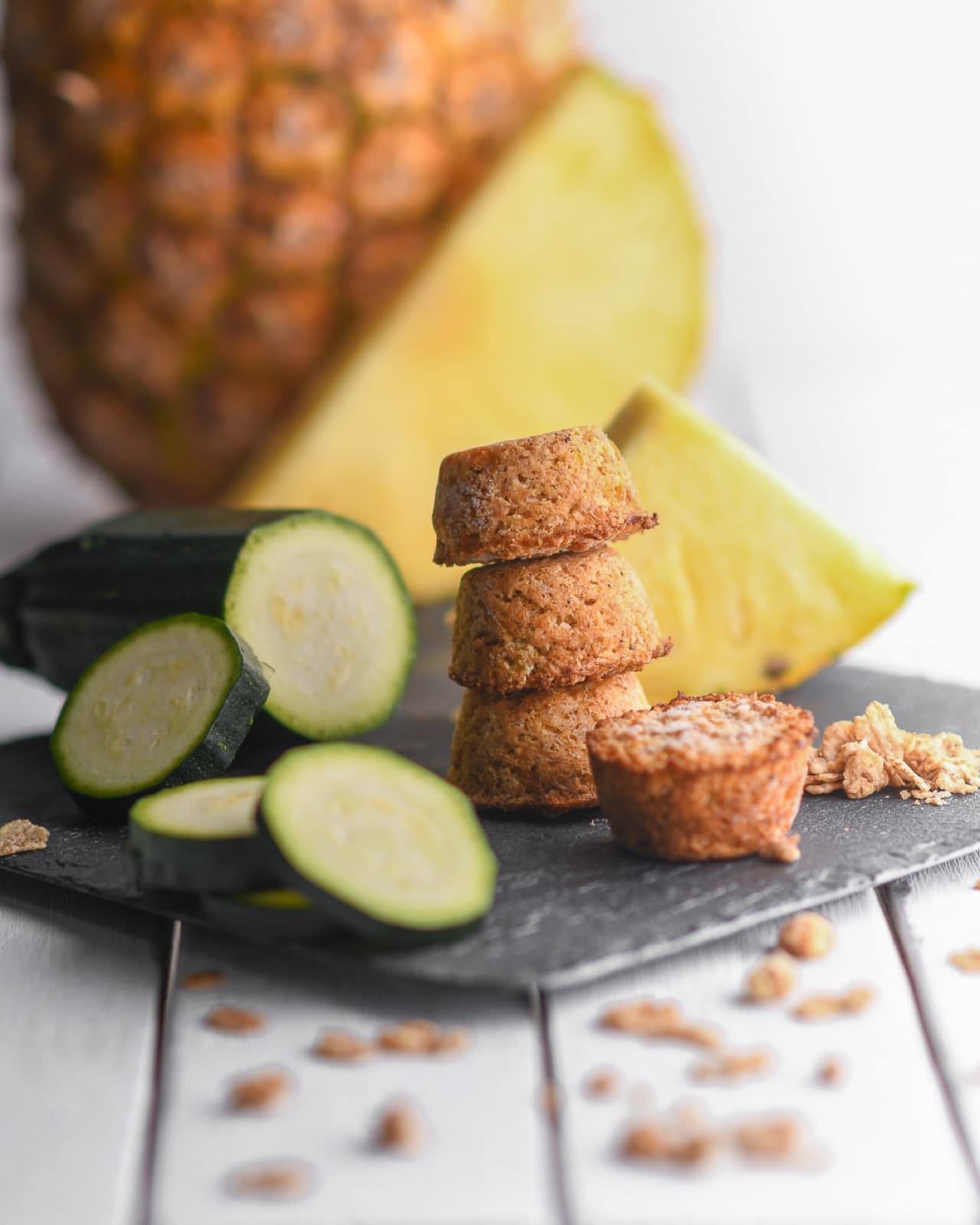 Muffin de Zucchini y Piña